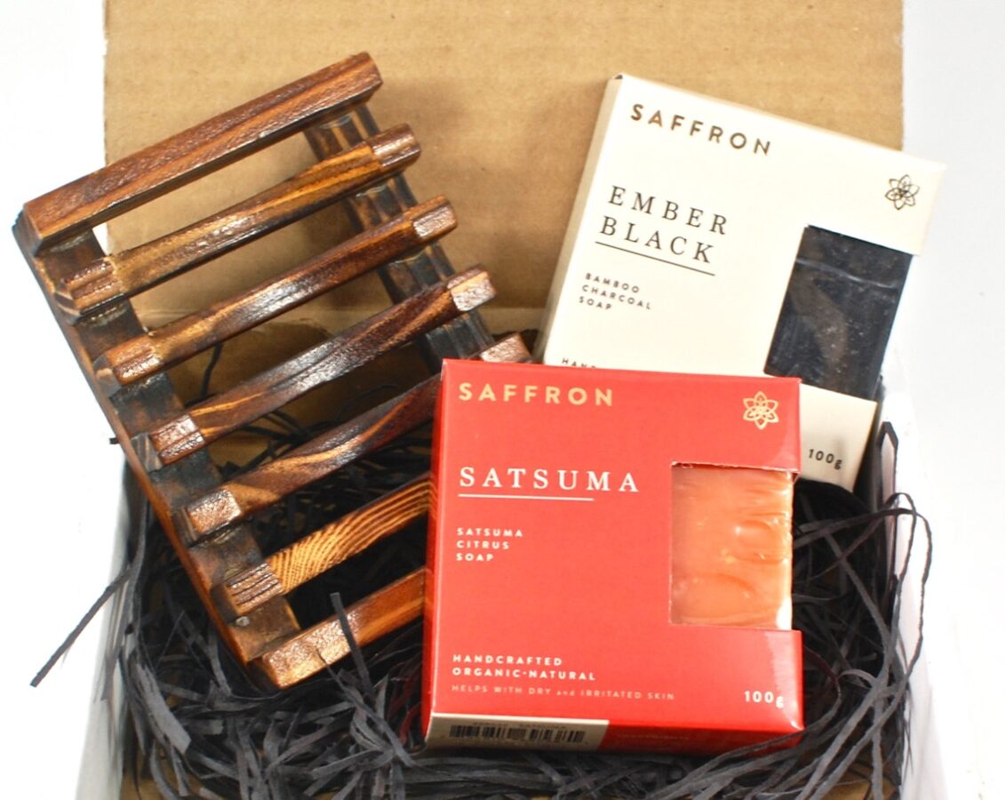 October 2015 Saffron soap box