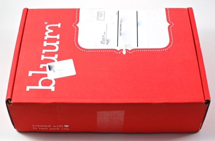 bluum December 2015 box
