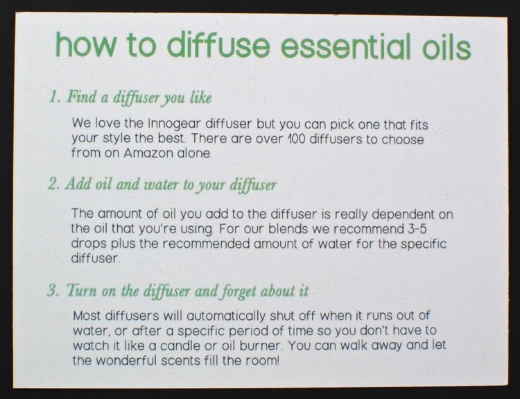 essential oils box