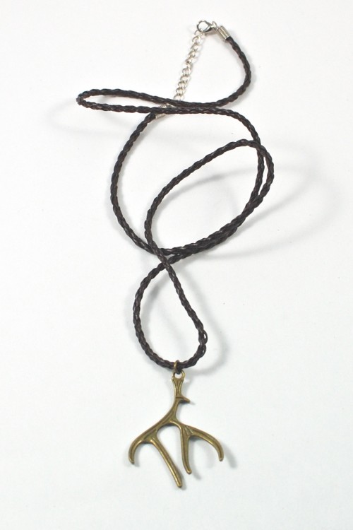 antler necklace