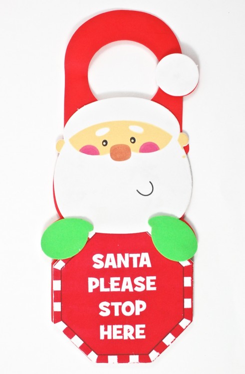 santa door hanger