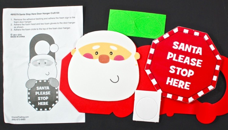 santa door hanger
