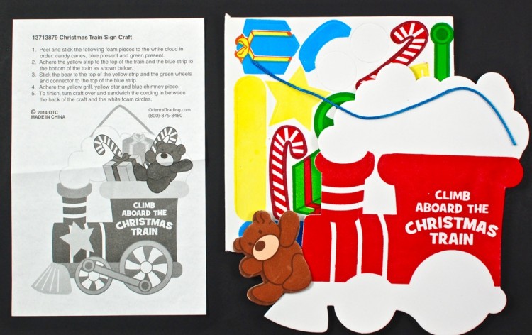 santa train craft
