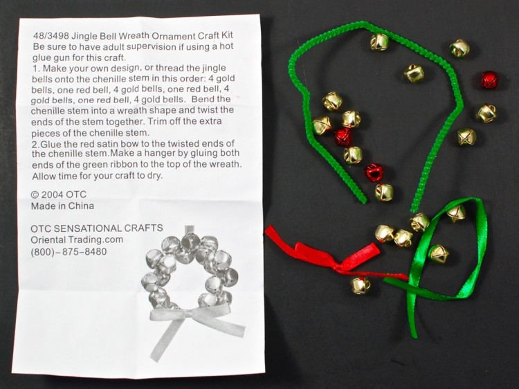 wreath bell ornament craft
