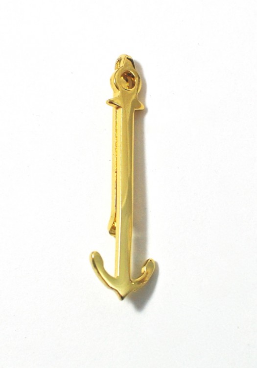 gold anchor tie bar