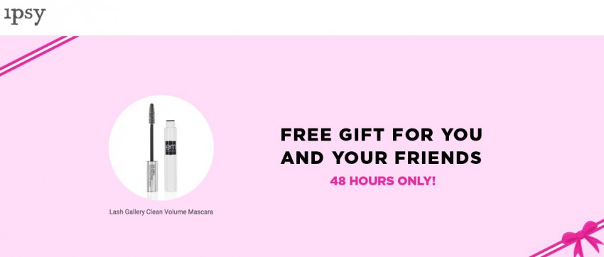 For The Next 48 Hours Or While Supplies Last Ipsy Is Offering New Subscribers A Free Gift With Their First Glam Bag