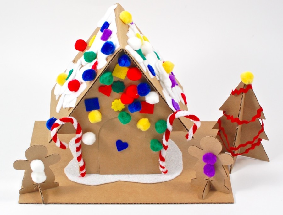 Kiwi Crate gingerbread house kit review
