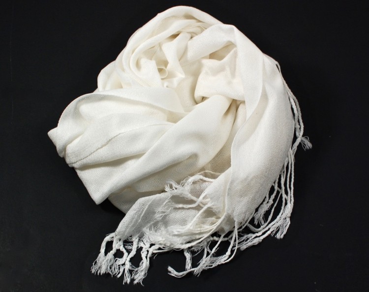 white pashmina