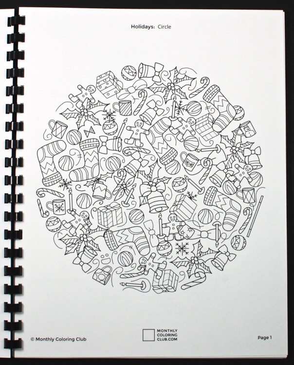 Christmas coloring page
