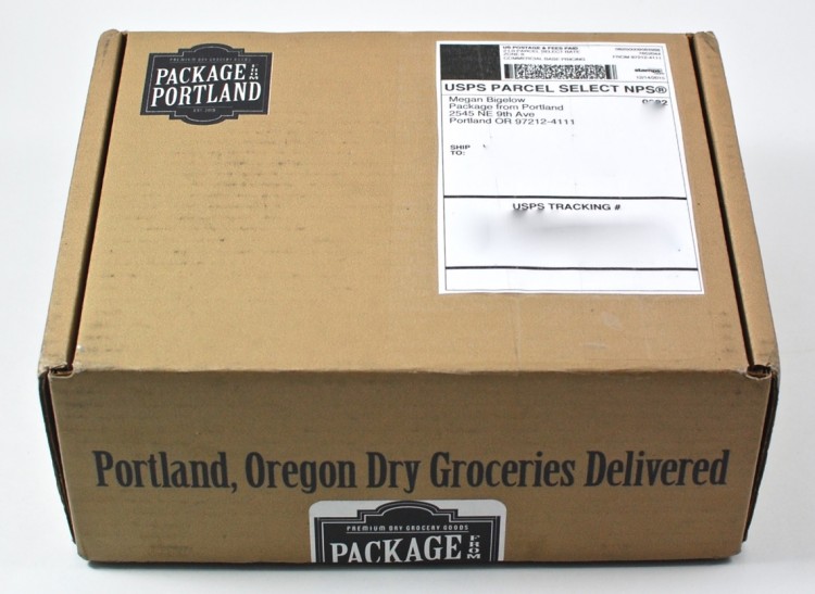 Package from Portland box