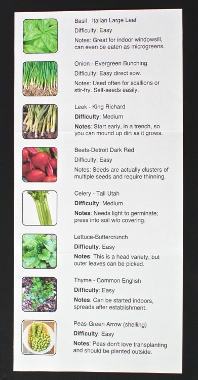 Plowbox planting instructions