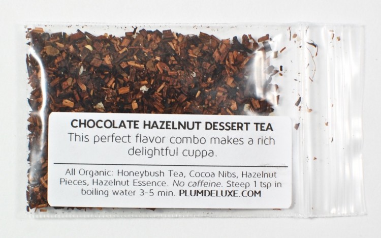 chocolate hazelnut tea