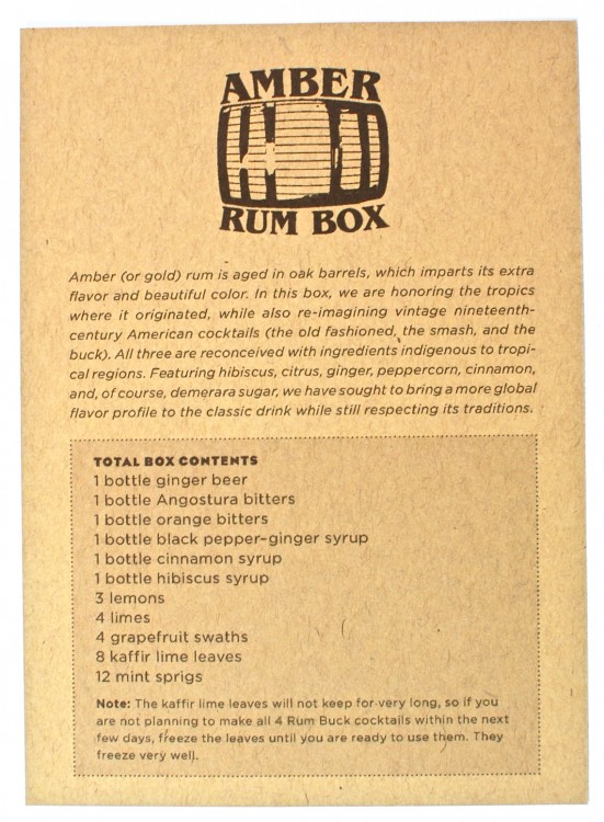Shaker & Spoon rum box