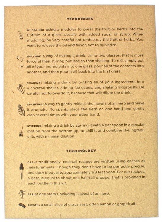 cocktail glossary
