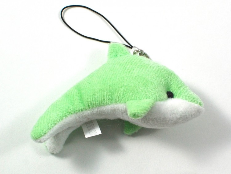 Dolphin cell phone charm