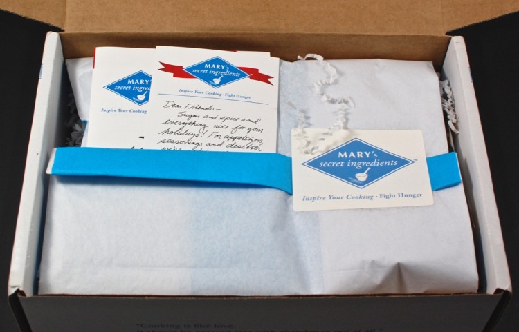 Mary's Secret Ingredients box