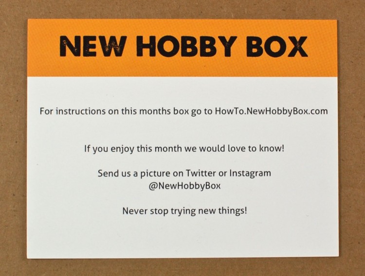 New Hobby Box