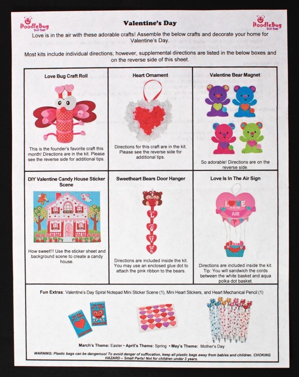 February 2016 Doodlebug busy bag