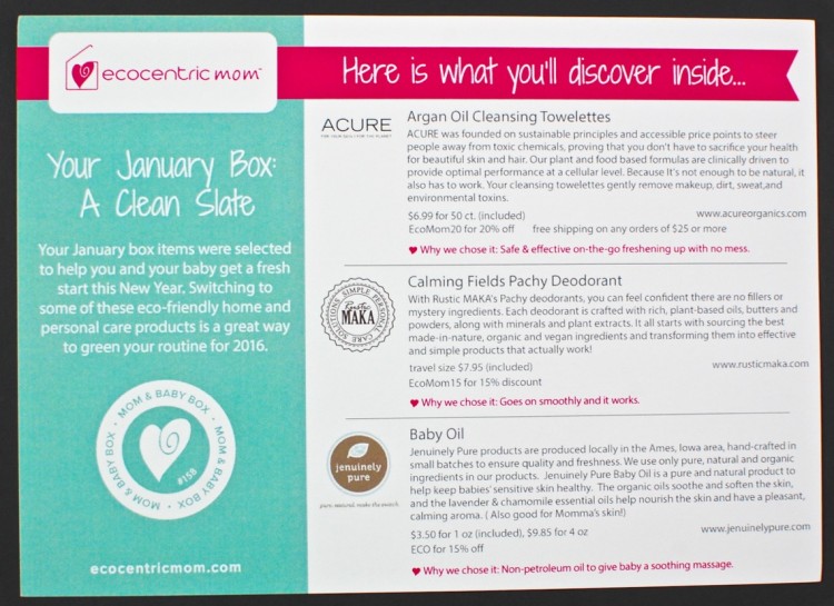 Ecocentric Mom January 2016