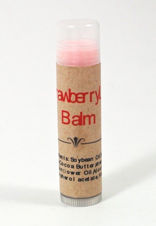 strawberry lip balm