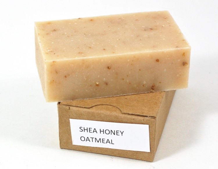 shea honey oatmeal soap