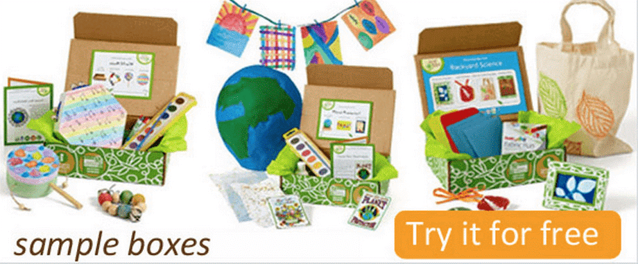 green kid crafts free box
