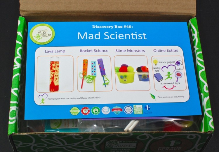Green Kid Crafts box