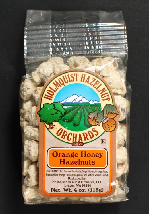 orange honey hazelnuts