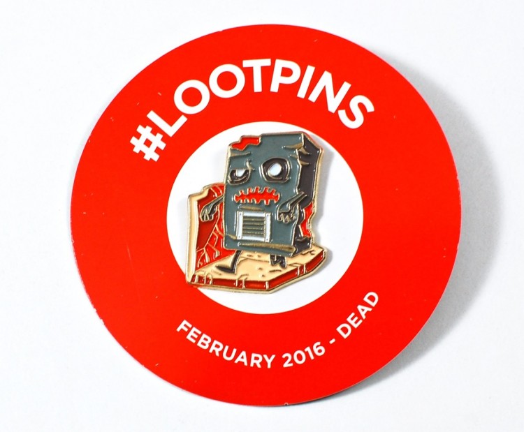 Loot Crate zombie pin