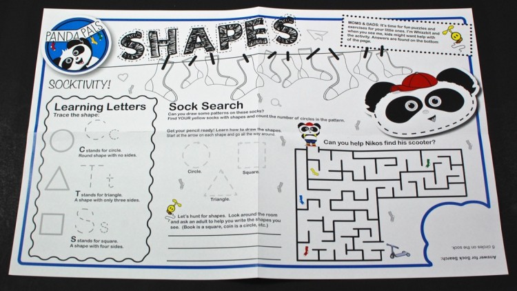 Panda Pals activity sheet