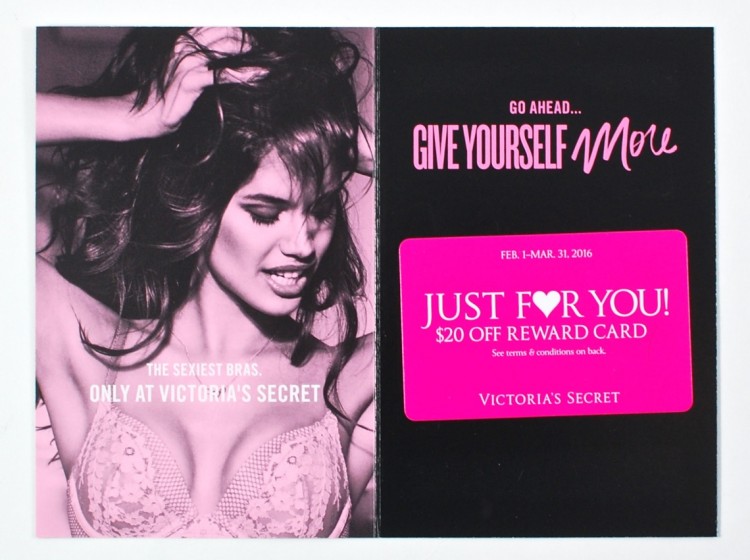 Victoria's Secret popsugar reward card