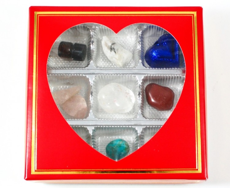 candy box of crystals