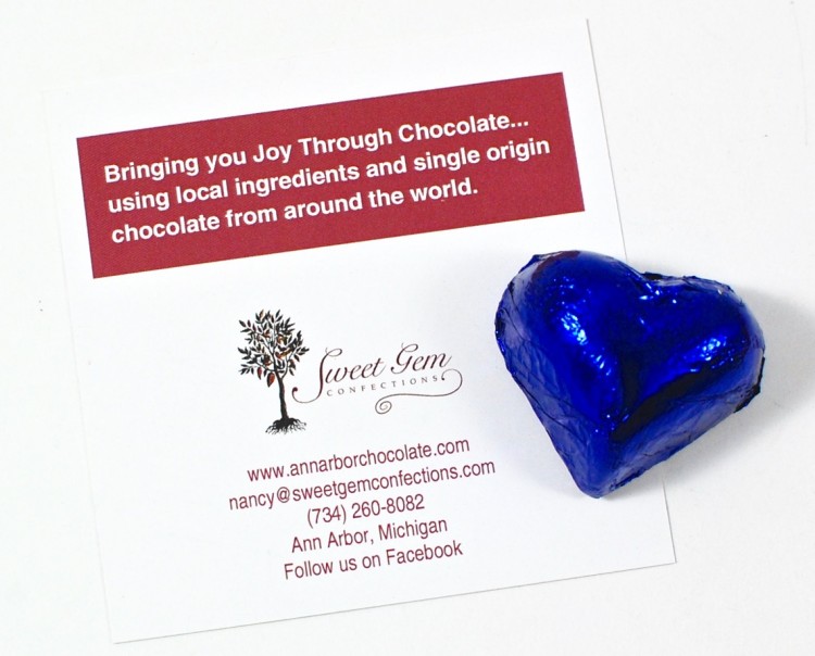 vegan chocolate heart
