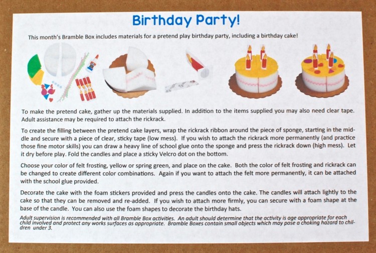 Bramble Box birthday party