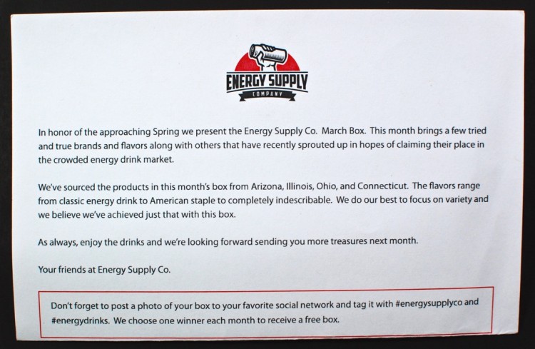 Energy Supply box review