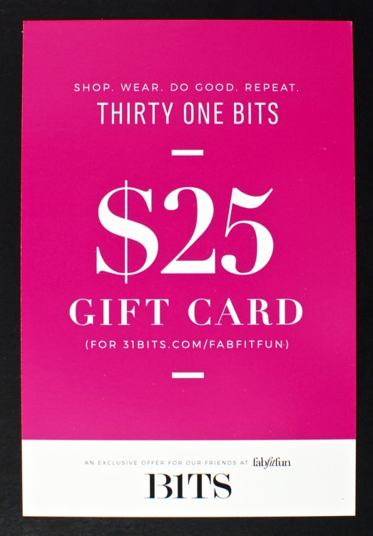 31 Bits gift card