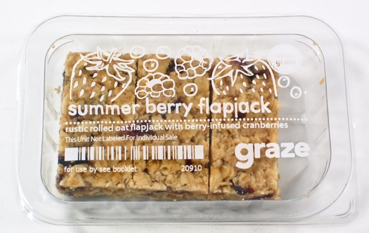 Graze summer berry flapjack