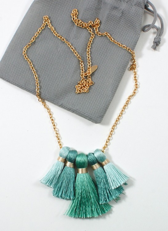 POPSUGAR tassel necklace
