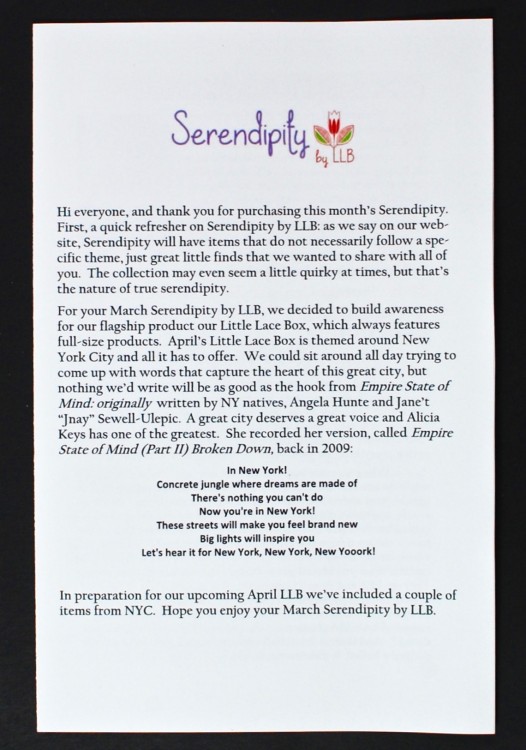 Serendipity by LLB review