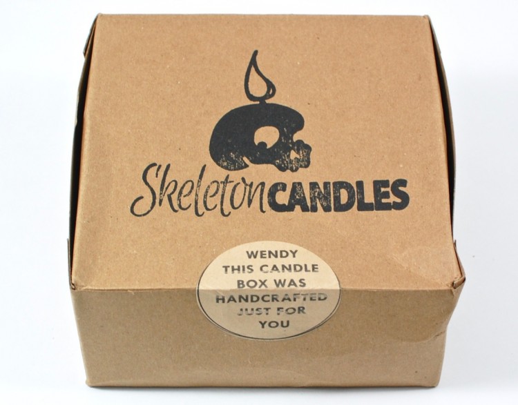 Skeleton Candles box