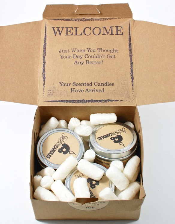 Skeleton Candles box