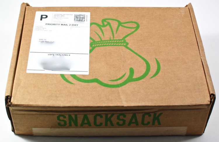 SnackSack March 2016 box