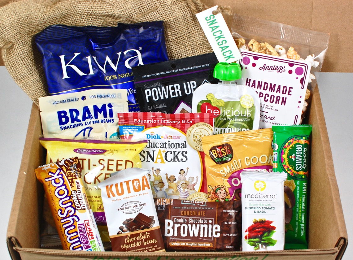 March 2016 SnackSack review