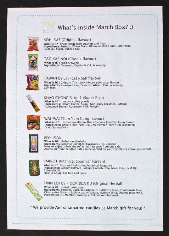March 2016 Thai Thai box