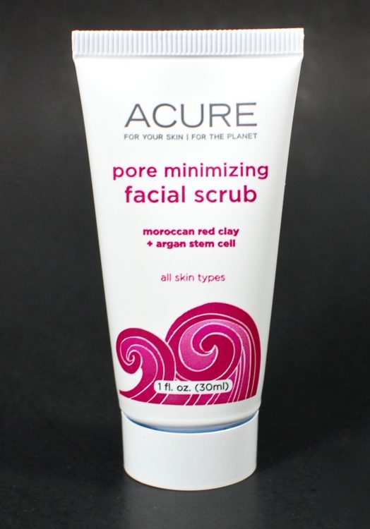 Acure facial scrub