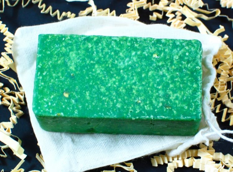 spring rain scrub soap