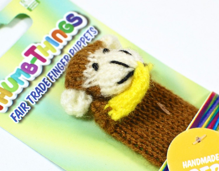 monkey finger puppet