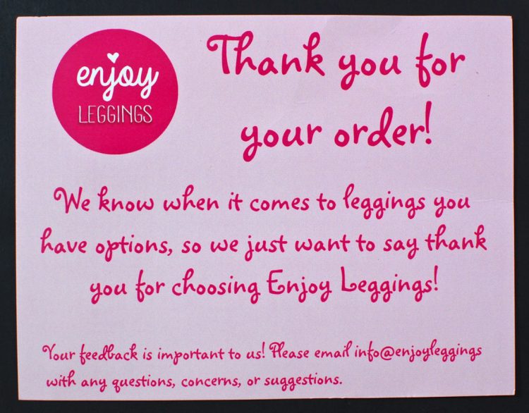 Enjoy Leggings review