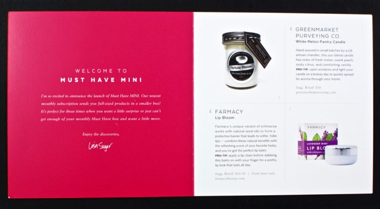 April 2016 POPSUGAR Must Have Mini review