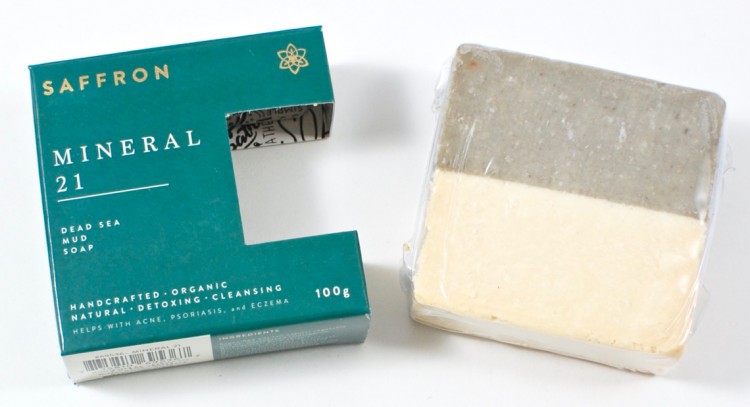 Saffron Mineral 21 soap